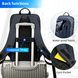 NNEOBA 15.6-Inch Waterproof Laptop Backpack Blue