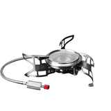 NNEOBA 3800W Windproof Camping Gas Stove Silver