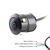 NNEOBA AHD1080P Universal Car Backup Camera Full HD Night Vision Black