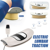 NNEOBA Electric Lumbar Traction Massager Back And Waist Spine Support White