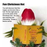 Checkered Christmas Tree Topper Plush Ornament