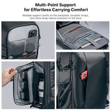 NNEOBA 22L Waterproof Camera Backpack Black