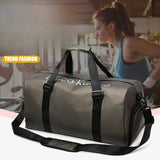 NNEOBA Waterproof Travel Sports Duffel Bag Grey