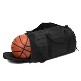 NNEOBA 40L Tactical Sports Gym Travel Duffel Bag Black