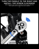 NNEOBA Bicycle Torque Wrench Set Dual Direction Socket Kit Red