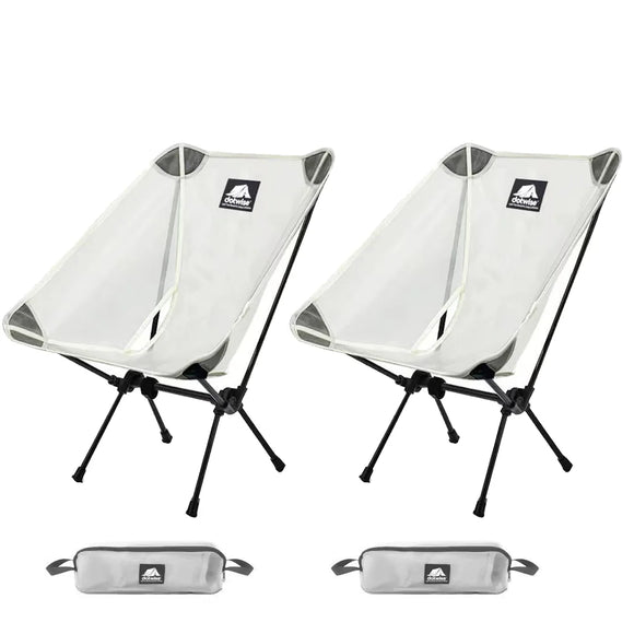 NNEOBA 2pcs Outdoor Moon Chairs White