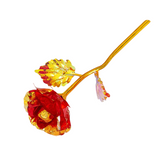 18cm 24K Gold Foil Artificial Rose RED