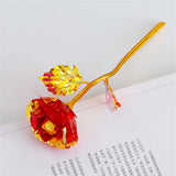 18cm 24K Gold Foil Artificial Rose RED