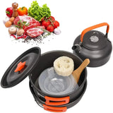 NNEOBA Aluminum Nonstick Camping Cookware Set