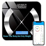 NNEOBA Bluetooth Smart Body Fat Scale Black