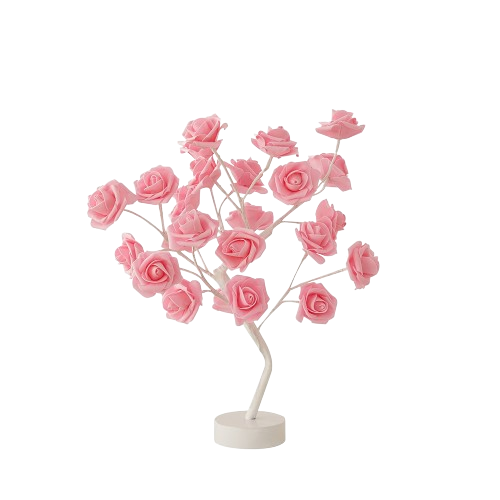 NNEOBA Table Lamp Rose Flower Tree