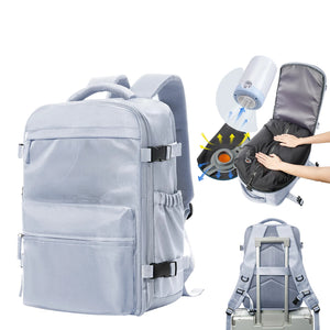 NNEOBA Vacuum Compression Laptop Backpack Grey