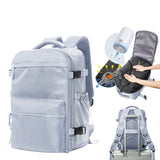 NNEOBA Vacuum Compression Laptop Backpack Grey