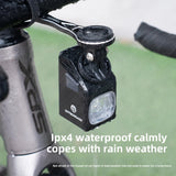 NNEOBA 1000 Lumen USB Rechargeable Front Bike Light 5000mAh Set 2 Black