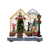 Lighted Christmas Village House with Music