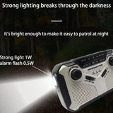 NNEOBA Solar Emergency Radio 4000mAh Grey