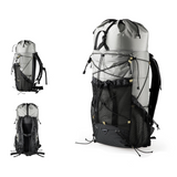 NNEOBA Camping Backpack 25+10L Travel Bag Grey