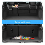 NNEOBA Car Trunk And Backseat Organizer Multi Use Oxford Storage Bag Black
