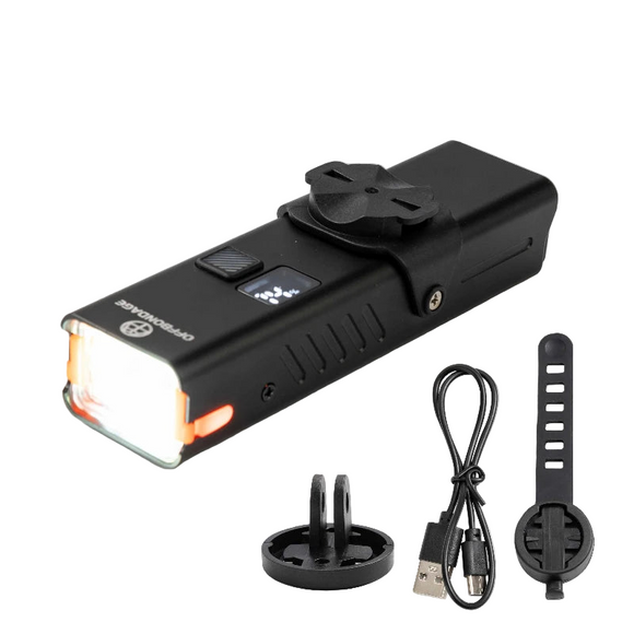 NNEOBA Rechargeable Mini Bicycle Headlight Black