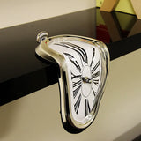 NNEOBA Surreal Melting Distorted Wall Clock - Inspired by Salvador Dali's "The Persistence of Memory