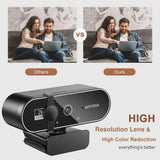 NNEOBA 1080P Mini Vlogging Camera with Wide-Angle Lens
