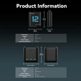 NNEOBA GoPro Battery & Fast Charger Set