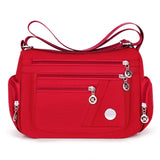 NNEOBA Ladies Handbag Crossbody Travel Bag (Red)
