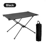 NNEOBA Camping Folding Roll-Up Table Black