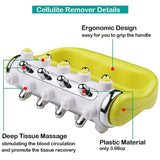 NNEOBA Cellulite Massager Fascia Release Tool Deep Tissue Trigger Point Rolle Yellow