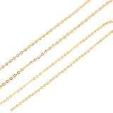 316L Stainless Steel Gold Roll Chain – 10M DIY Jewelry Making Chain, 2mm