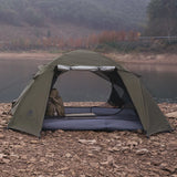 NNEOBA Double-Layer Camping Tent Olive Green