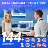 NNEOBA AI Real-Time Translation Wireless Earbuds