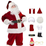 Men's Santa Claus Christmas Costume Set Adult 4XL