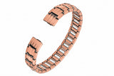 Premium Copper Magnetic Bracelet for Men – Titanium Steel Wristband