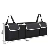 NNEOBA Car Back Seat Organizer Oxford Polyester Hanging Storage Bag Black
