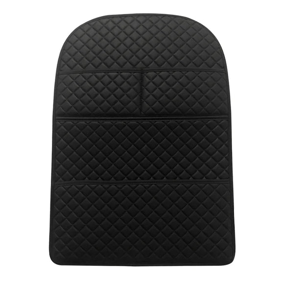 NNEOBA Universal Car Seat Back Protector with Organizer Pocket Black