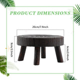 NNEOBA Multipurpose Wooden Stool Step Ladder for Fishing and More