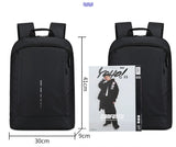 NNEOBA Lightweight Waterproof Laptop Backpack Black