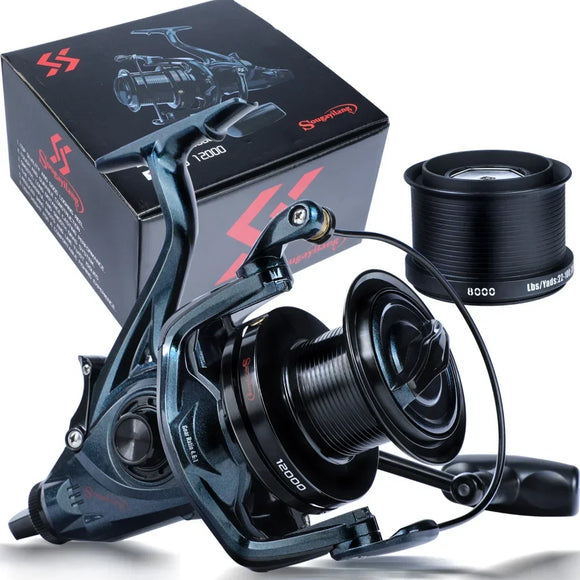 NNEOBA Big Game Spinning Reel Trolling Surf Casting Reel Black
