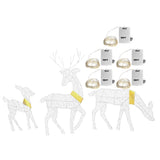Lighted Christmas Reindeer Yard Decoration