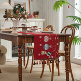 Christmas Chenille Tassel Table Runner