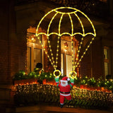 LED Santa Claus Parachute Lights