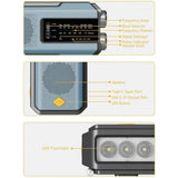 NNEOBA 2000mAh Weather Emergency Radio Blue