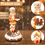 Christmas Gingerbread Nutcracker Rotating Decoration