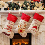NNEOBA Set of 3 Festive Christmas Stocking Socks