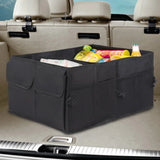NNEOBA Large-Capacity Collapsible Car Trunk Storage Box Universal Cargo Organizer Black