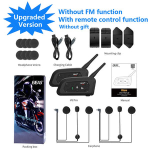 NNEOBA 1200M Bluetooth Motorcycle Helmet Intercom Headset