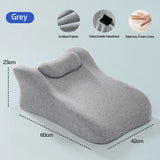 NNEOBA Multifunctional Prone Position Lie Pillow Ergonomic Knit Cushion Grey