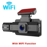 NNEOBA 2K 1440P WiFi Dual Lens Dash Cam with Night Vision Black