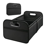 NNEOBA Large Collapsible Trunk Storage Box with Multi Pockets Black